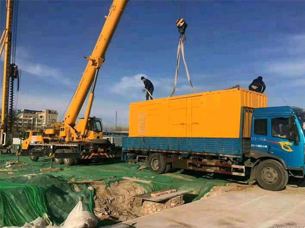 开封万科工程建设租赁一台大型静音发电